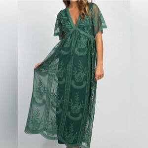 Vanilla Bay Navy Blue Maxi Dress